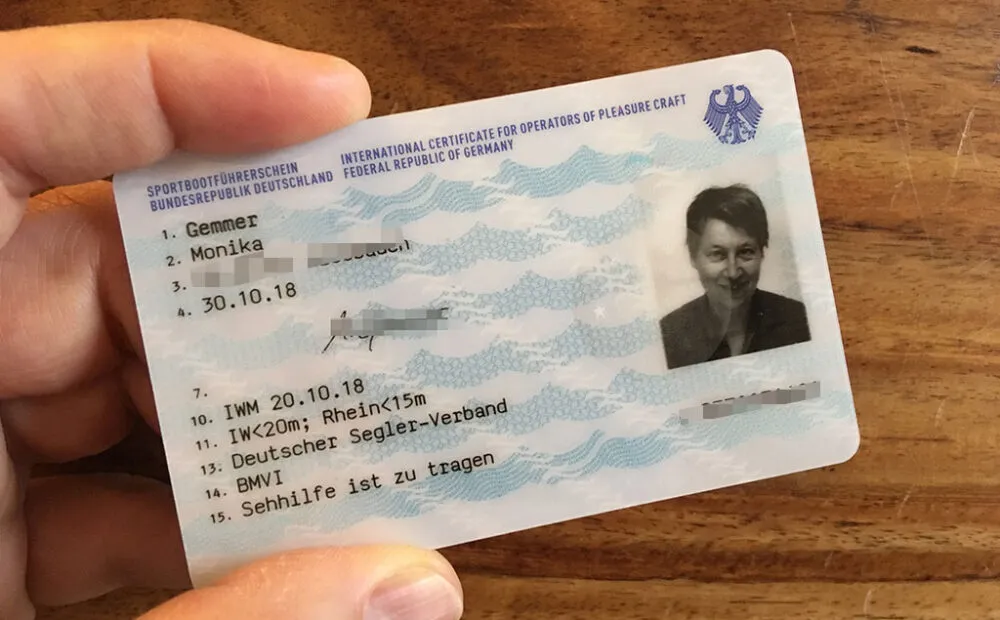 Applying for a German boat license with legal guidance and exam preparation support